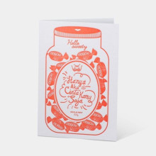Letterpress Card - Hacks