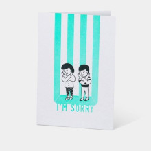 Letterpress Card - I'm Sorry