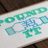 Letterpress Card - Pound It