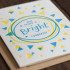 Letterpress Card - Your Future Is Bright