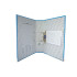 K2 8997 Fancy Hard Cover Arch File (Blue) - 3", 1 pcs
