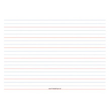 Standard Exercise Book 80 Pages (Red Blue 4 Line)