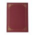 Hard Cover Certificate Holder - Maroon