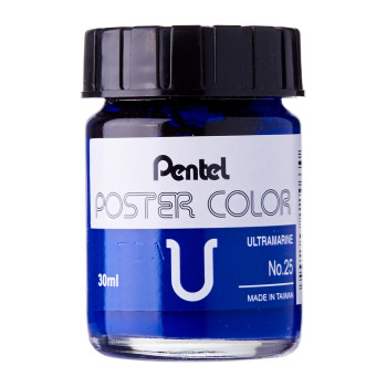 Pentel Poster Color U Ultramarine 30ml (No.25)
