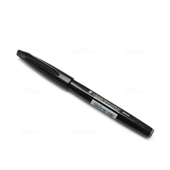 PENTEL TOUCH BRUSH GEL PEN BLACK (SES15C-A)