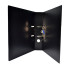 EMI PVC 75mm Lever Arch File A4 - Black