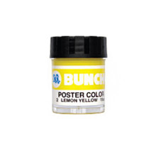Buncho PC15CC Poster Color 02 Lemon Yellow - 6/Box