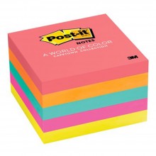 3M 654-5PK Post-It 3"x 3" 5PK Cape Town Color 5 Pads