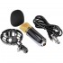 JIY Condenser Microphone With Stand (Gold)
