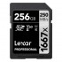 Lexar 1667X Professional 256GB V60 U3 SDXCâ„¢ UHS-II Memory Cards (up to 250MB/s read, 120MB/s write)