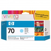 HP 70 130-ml Light Cyan Ink Cartridge (C9390A)