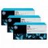 HP 771B 3-pack 775-ml Chromatic Red Designjet Ink Cartridges (B6Y24A)