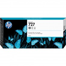 HP 727 300-ml Gray DesignJet Ink Cartridge (F9J80A)