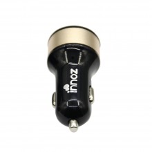 InnozÂ® XQ2 2-Port Quick Charge 3.0 USB Car Charger - Black-Gold