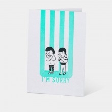 Letterpress Card - I'm Sorry