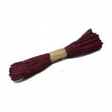 Colorful Paper Rope 25meters - Maroon