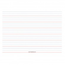 Standard Exercise Book 80 Pages (Red Blue 4 Line)
