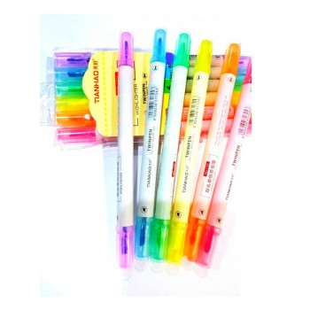 Tianhao 6 Color Twin Tip Highlighter (1724)