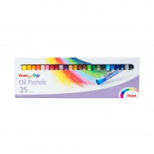 PENTEL ARTS OIL PASTELS 25 COLORS (PHN-25AS)