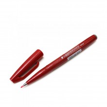 PENTEL TOUCH BRUSH GEL PEN RED (SES15C-B)