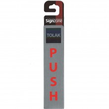 Signzone P&S Metallic -45190 PUSH (Item No: R01-91)