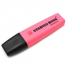 STABILO Boss Original Highlighter Pen - 70/56 PINK (Item No: A14-01 SSBOSSPK) A1R3B59